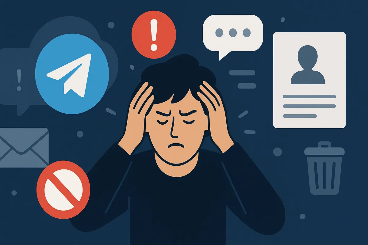Тёмная сторона Telegram: фейки, спам и шум — как не потеряться среди ложных лидов